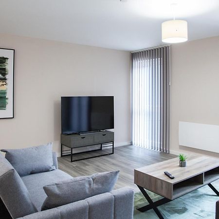 Modern 2Bd Apartment In Manchester City Bagian luar foto