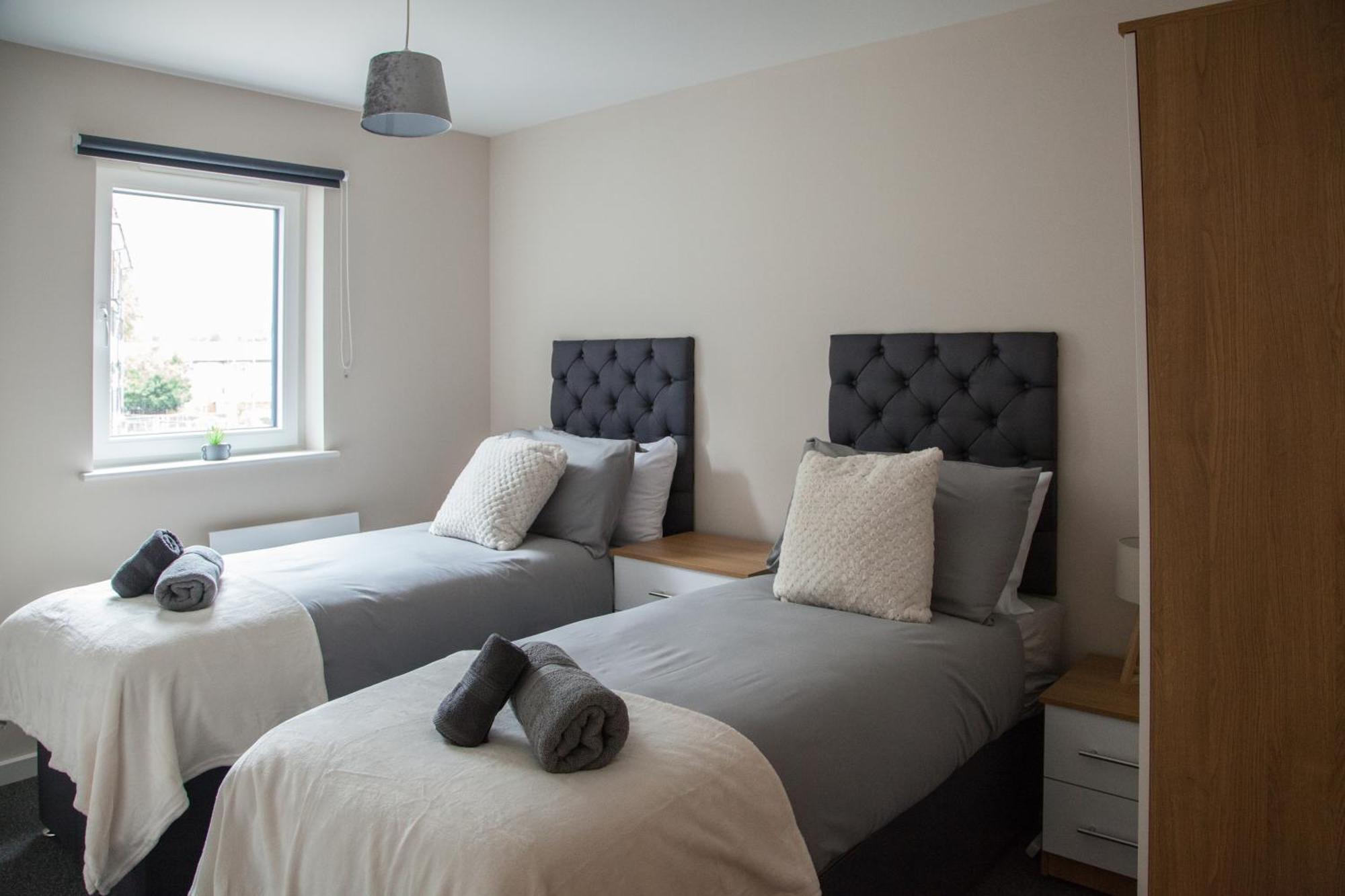 Modern 2Bd Apartment In Manchester City Bagian luar foto
