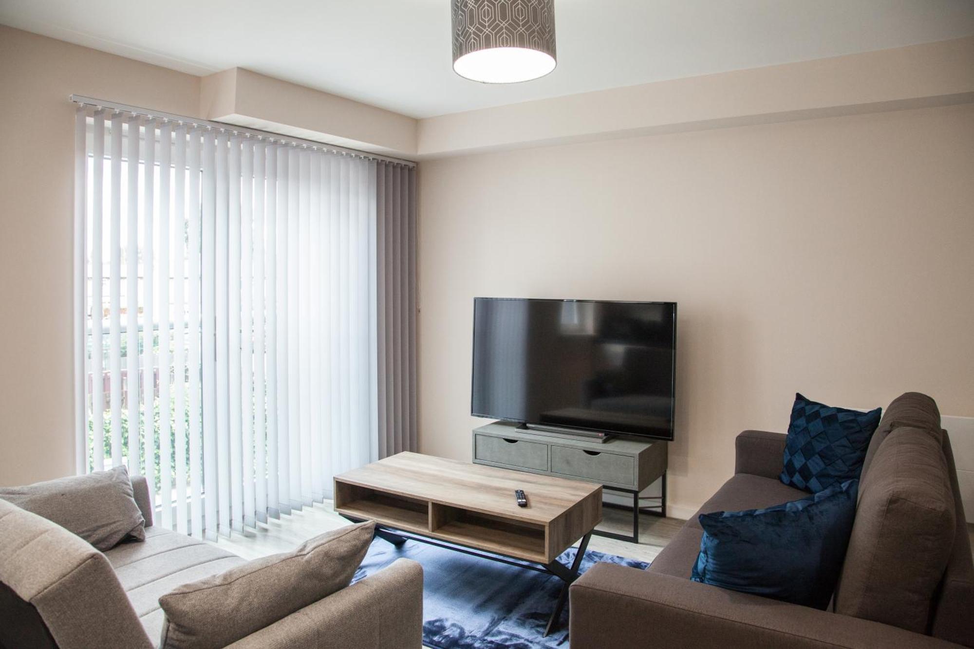 Modern 2Bd Apartment In Manchester City Bagian luar foto