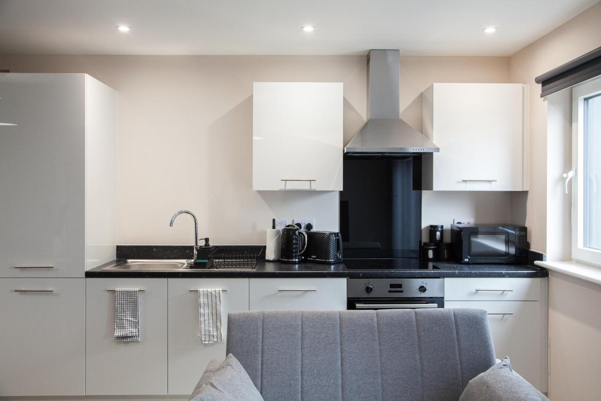 Modern 2Bd Apartment In Manchester City Bagian luar foto