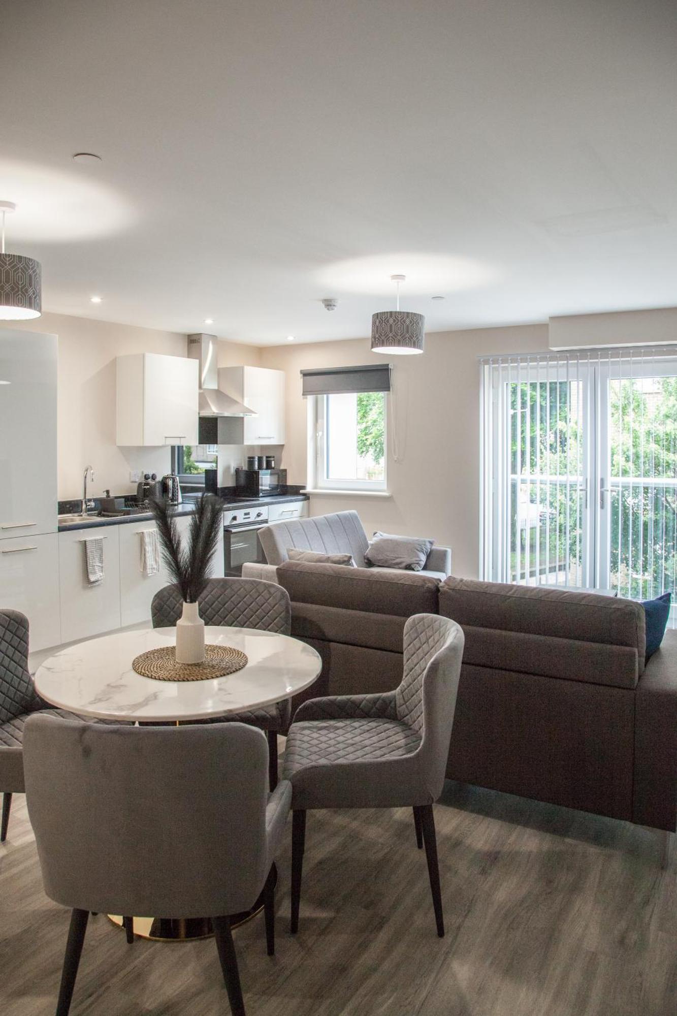 Modern 2Bd Apartment In Manchester City Bagian luar foto