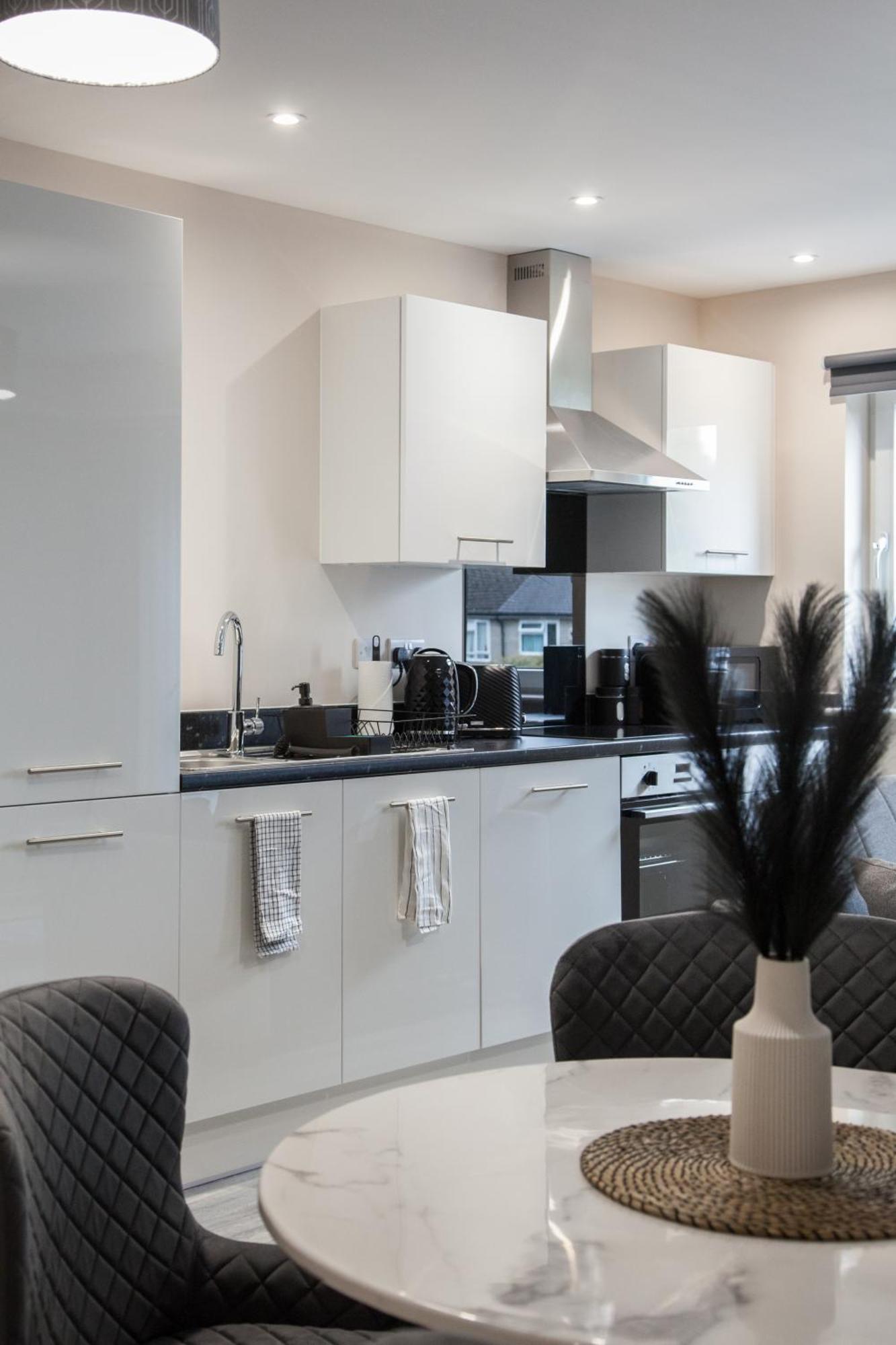 Modern 2Bd Apartment In Manchester City Bagian luar foto