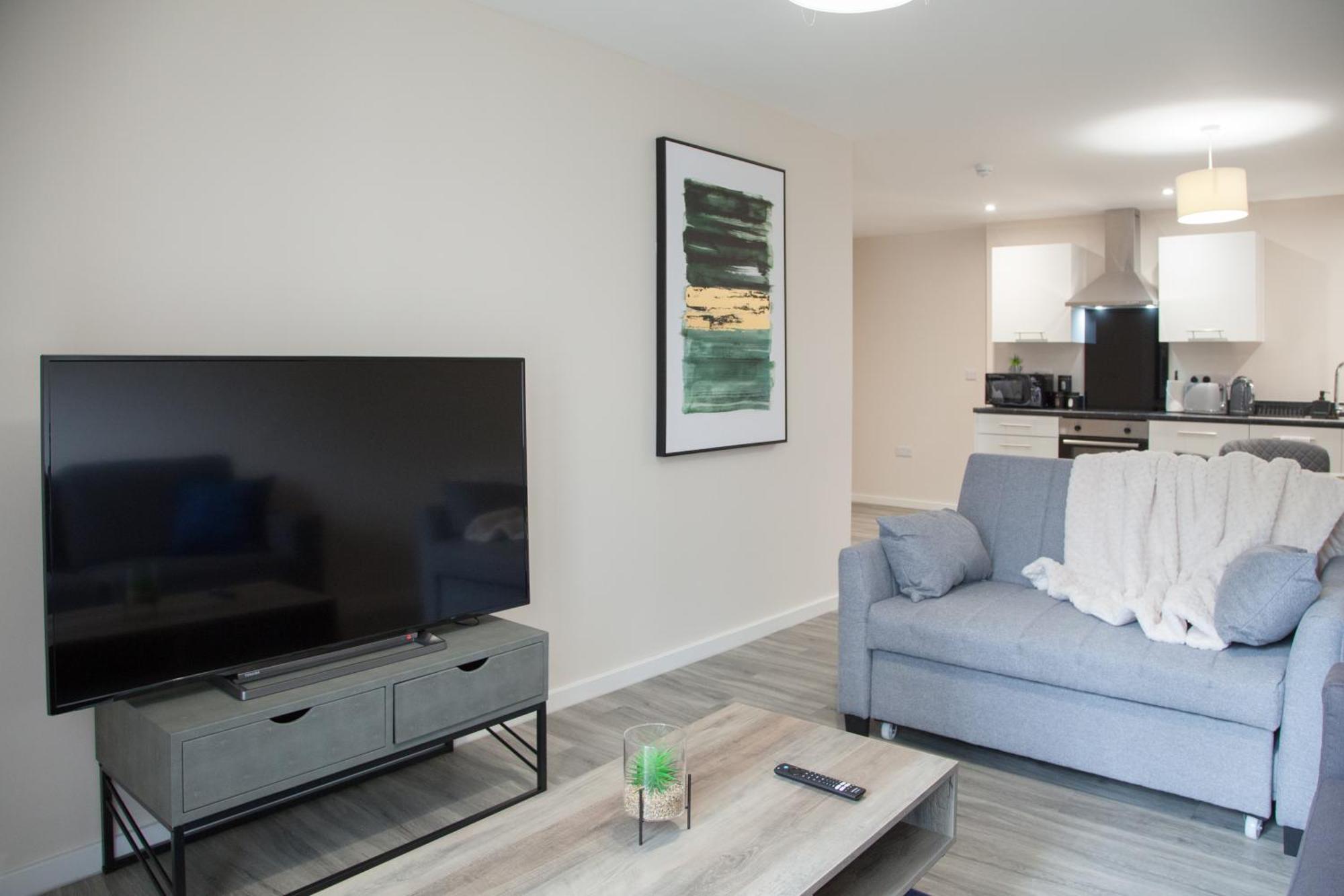 Modern 2Bd Apartment In Manchester City Bagian luar foto